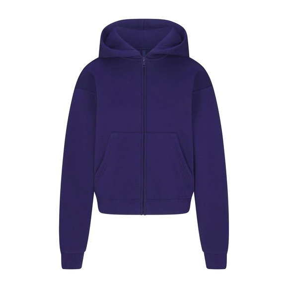 SKIMS Sweaters - Skims Cotton Fleece Zip Up Hoodie